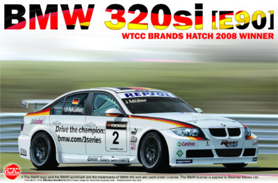 1:24 Scale NuNu BMW 320si E90 Wtcc Brands Hatch 2008 Winner Model Kit