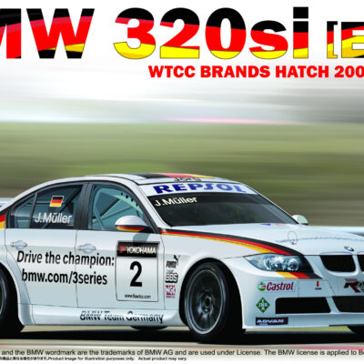 1:24 Scale NuNu BMW 320si E90 Wtcc Brands Hatch 2008 Winner Model Kit