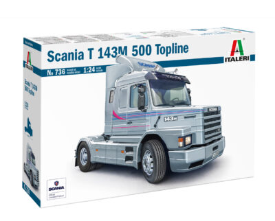 1:24 Scale Italeri Scania T143 M500 Topline RR Model Kit