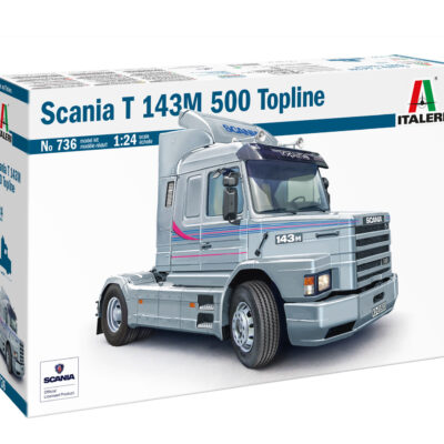 1:24 Scale Italeri Scania T143 M500 Topline RR Model Kit