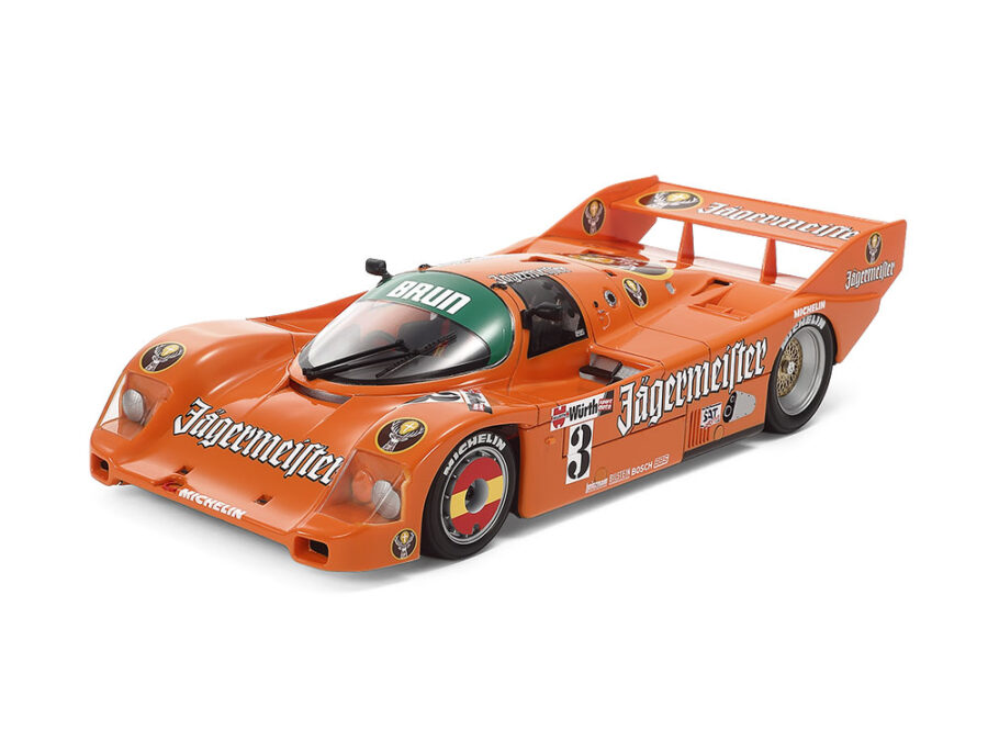 1:24 Scale Tamiya Porsche 962C Jägermeister Model Kit - Image 2