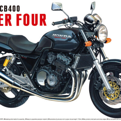 1:12 Scale Aoshima CB400 Super Four Bike Model Kit