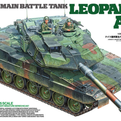 1:35 scale Tamiya German Leopard 2 A7V Main Battle Tank Model Kit