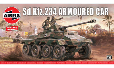 1:76 Scale Airfix SDKFz.234 Armoured Car Model Kit