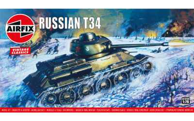 1:76 Scale Airfix Russian T34 Model Kit