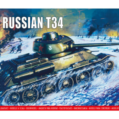 1:76 scale Airfix Russian T34 Model Kit