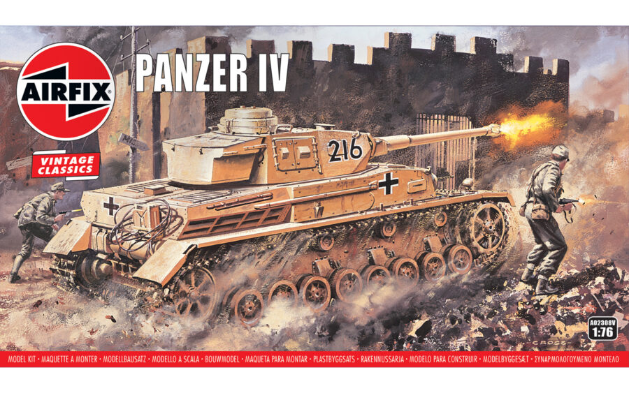 1:76 Scale Airfix Panzer IV Model Kit