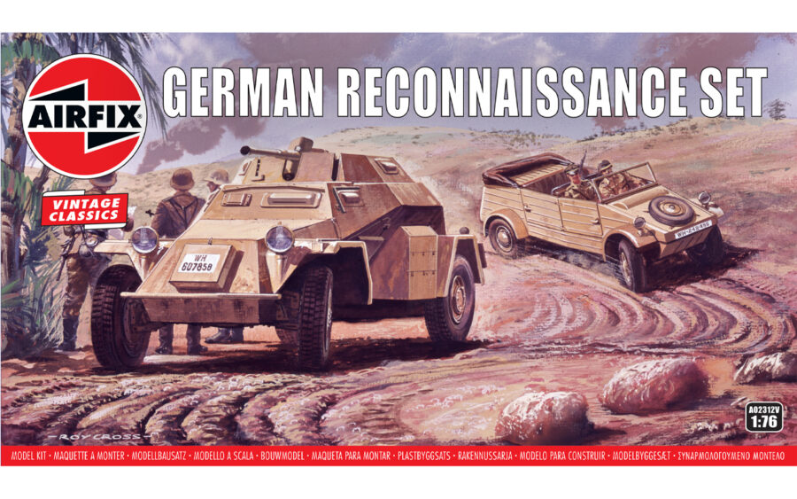 1:76 Scale Airfix German Reconnaissance Set Model Kit