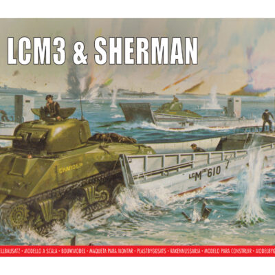 1:76 scale Airfix LCM3 & Sherman Model Kit