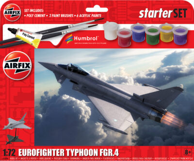 1:72 Scale Airfix Starter Set - Eurofighter Typhoon FGR.4