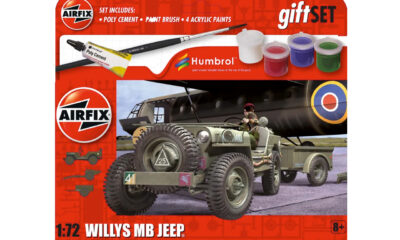 1:72 Scale Airfix Gift Set - Willys MB Jeep