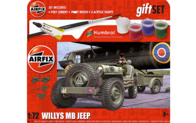 1:72 Scale Airfix Gift Set - Willys MB Jeep