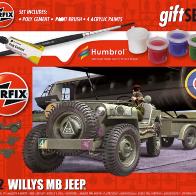 1:72 Scale Airfix Gift Set - Willys MB Jeep