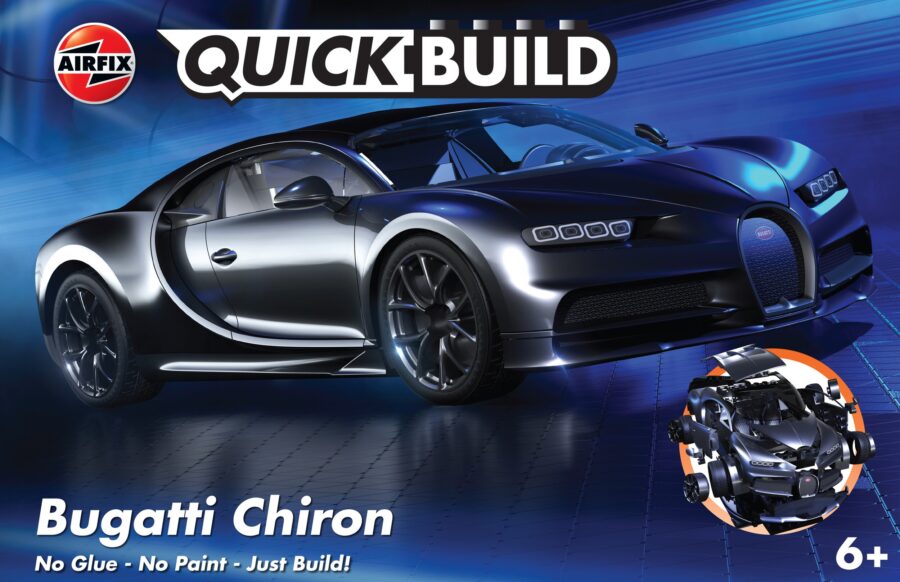 Airfix QUICKBUILD - Bugatti Chiron - Black