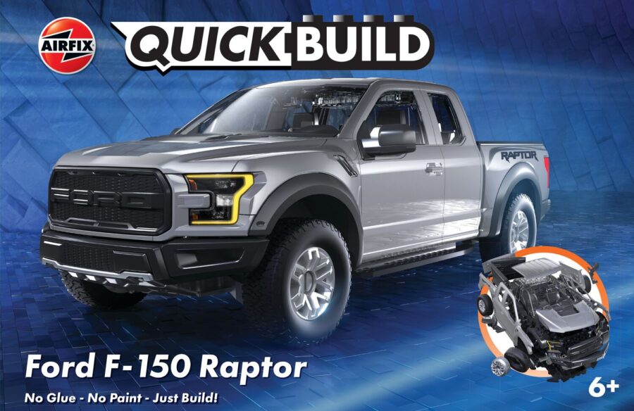 Airfix QUICKBUILD - Ford F-150 Raptor - Grey
