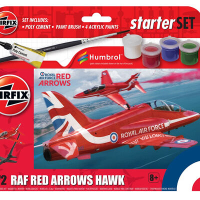 1:72 Scale Airfix Starter Set - Red Arrows Hawk
