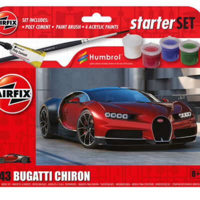 1:43 Scale Airfix Starter Set - Bugatti Chiron