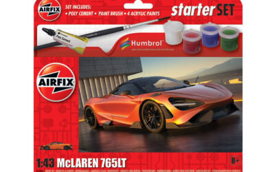 1:43 Scale Airfix Starter Set - McLaren 765LT