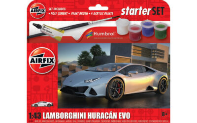 1:43 Scale Airfix Starter Set - Lamborghini Huracan EVO