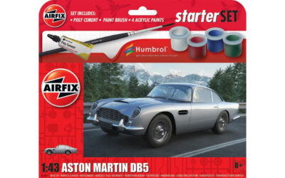 1:43 Scale Airfix Starter Set - Aston Martin DB5