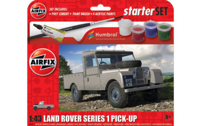 1:43 Scale Airfix Starter Set - Land Rover Series 1 Pick-Up