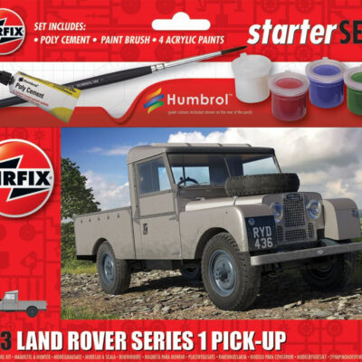 1:43 Scale Airfix Starter Set - Land Rover Series 1 Pick-Up