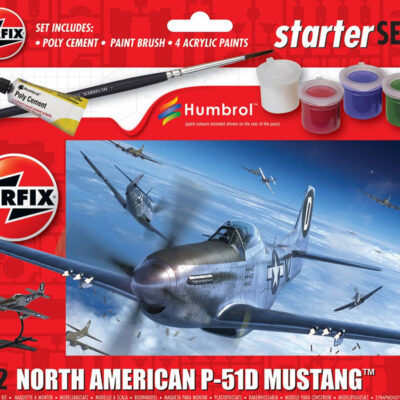 1:72 Scale Airfix Starter Set - North American P-51D Mustang