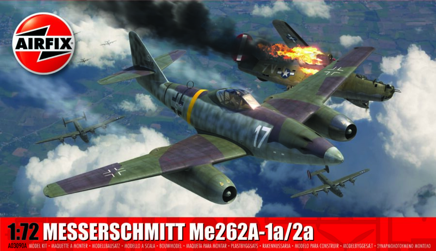 1:72 Scale Airfix Messerschmitt Me262A-1a/2a Model Kit