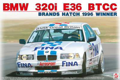 1:24 Scale Beemax BMW 320i E36 Fina BTCC 96 Winner Model Kit