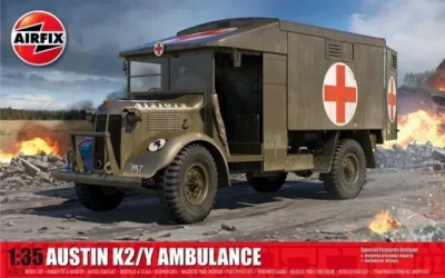 1:35 Scale Airfix Austin K2/Y Ambulance Model Kit