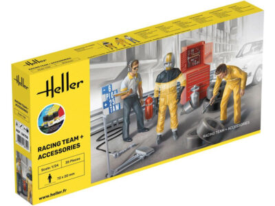 1:24 Scale Heller Starter Kit - Racing Team Figures Model kit