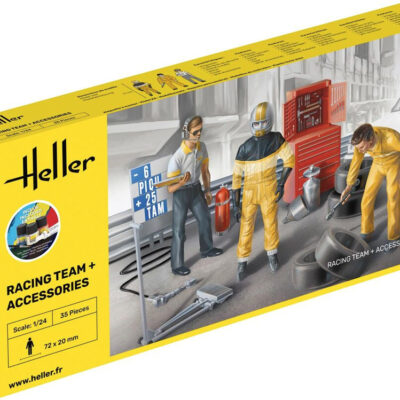 1:24 Scale Heller Racing Team Figures Model kit