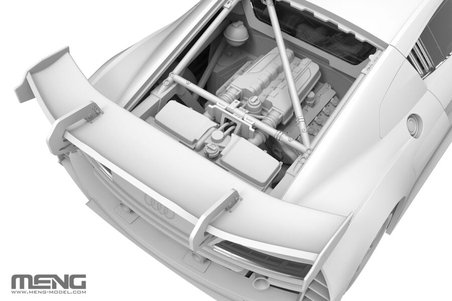1:24 Scale Meng Audi R8 LMS GT3 EVO II  Model Kit - Image 3