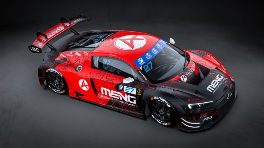 1:24 Scale Meng Audi R8 LMS GT3 EVO II  Model Kit - Image 12