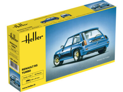 1:43 Scale Heller Renault R5 Turbo Model Kit