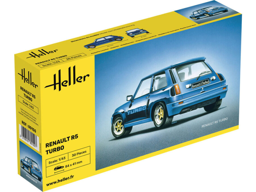 1:43 Scale Heller Renault R5 Turbo Model Kit