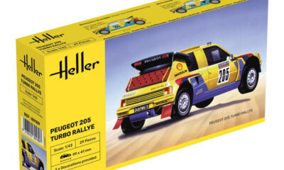1:43 Scale Heller Peugeot 205 Turbo Rallye Model Kit