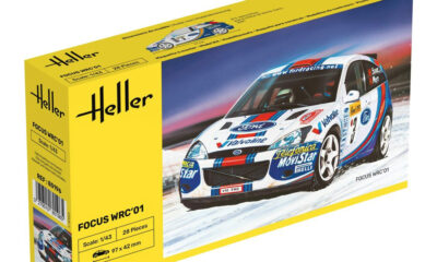 1:43 Scale Heller Ford Focus WRC'01 Model Kit