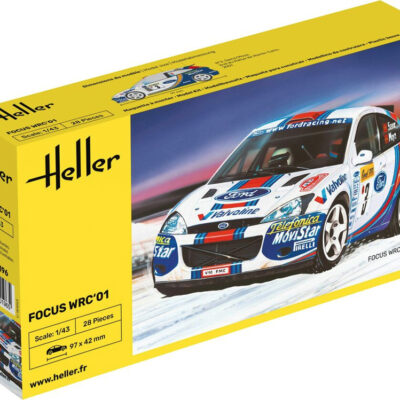 1:43 Scale Heller Ford Focus WRC'01 Model Kit