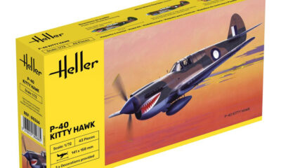 1:72 Scale Heller P-40 Kitty Hawk Model Kit
