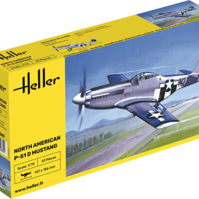 1:72 scale Heller P-51 Mustang Model Kit
