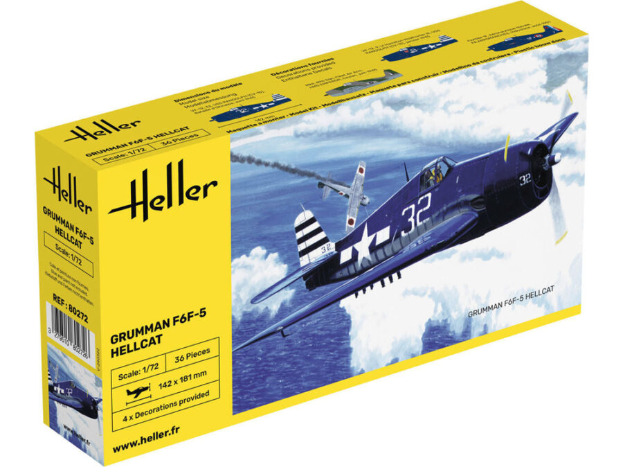 1:72 Scale Heller F6F Hellcat Model Kit