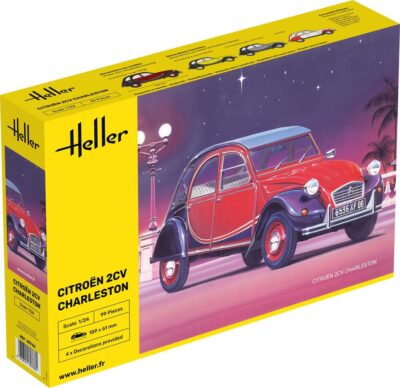 1:24 Scale Heller Citroen 2CV Charleston Model Kit