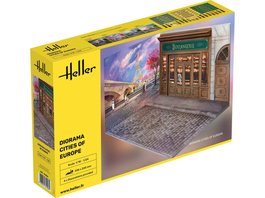 1:24 Scale Heller Diorama Cities of Europe Model Kit