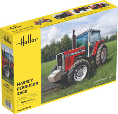 1:24 Scale Heller Massey Ferguson 2680 Tractor Model Kit
