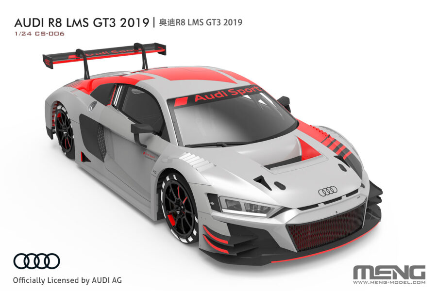 1:24 Scale Meng Audi R8 LMS GT3 2019  Model Kit - Image 2