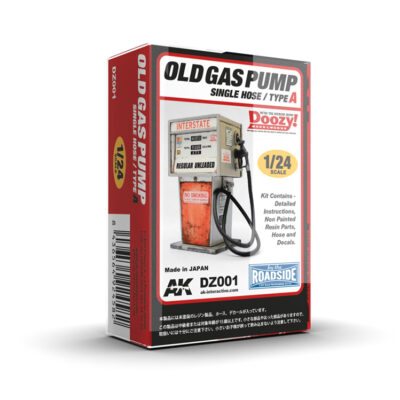 1:24 Scale AK Interactive: Old Gas Pump Single Nose Type A Model Kit