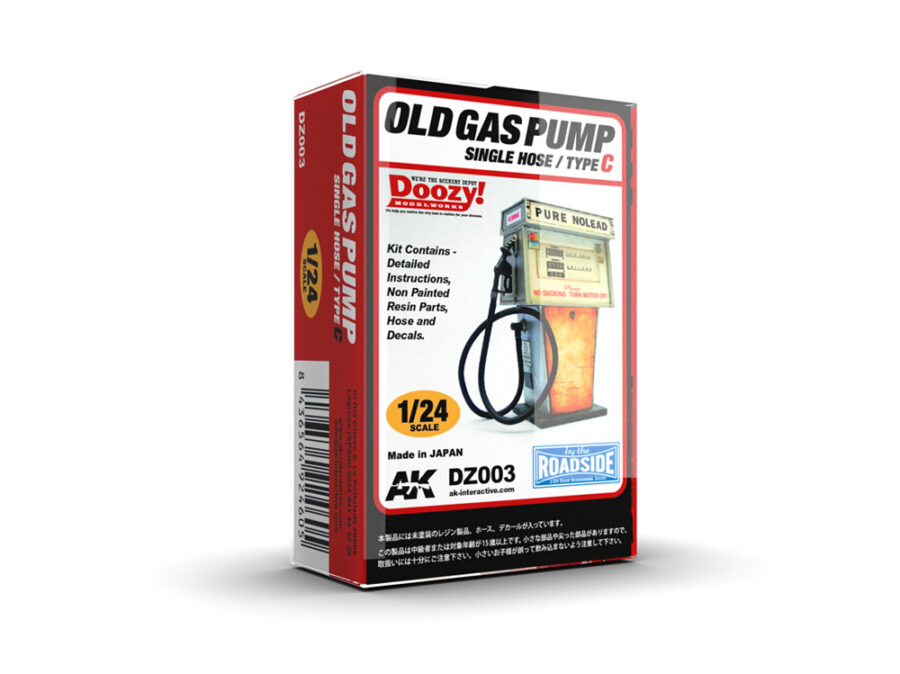 1:24 Scale AK Interactive: Old Gas Pump Single Nose Type C Model Kit