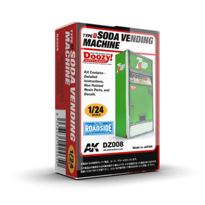 1:24 Scale AK Interactive: SODA VENDING MACHINE / TYPE D Model Kit