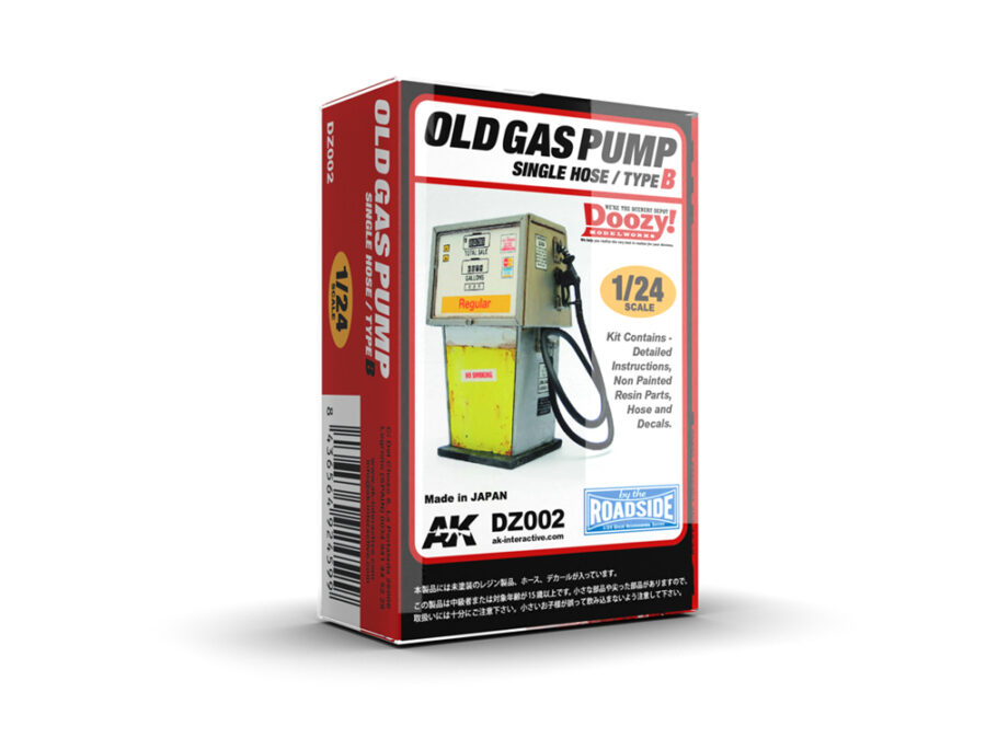 1:24 Scale AK Interactive: Old Gas Pump Single Nose Type B Model Kit